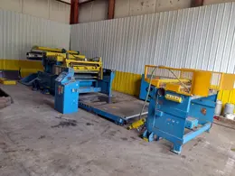 60" x 14 GA X 20,000 LB IOWA PRECISION MODEL #SLR6014-2.5 SLITTING CUT TO LENGTH COIL SLEAR LINE: YOBRO #26015
