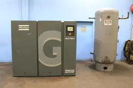 ATLAS COPCO Rotary Screw Air Compressor, Model GA37 VSD