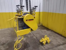 TC AMERICAN CRANE RUBBER WHEEL POWERED TRACTOR DRIVE TROLLEY &amp; HOIST CARRIER, NEW IN CRATE: YOBRO #24827