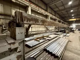 40' BUCCICONI ENGINEERING AUTOMATIC FLIP-DOWN SHEET PANEL STACKER: YOBRO #24790