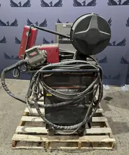Lincoln Electric PowerWave 455M w/ Controls, Wire Feeder and Cooler USED