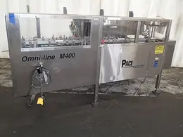 Pace Packaging Omni-Line M400LH S/S Descrambler with S/S Pace Packaging Elevator Conveyor