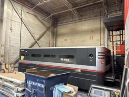 2013 Amada FOL 3015 AJ Fiber Laser Cutting System | 4kW AJ-4000 Engine | ASLUL 300 FOL-AJ Automation Load/Unload Material Storage Tower
