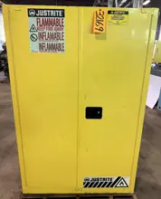 Justrite Flammable Liquid Storage Cabinet 894520, 45 Gallon Capacity