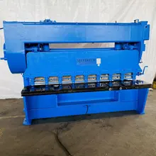 8' X 1/4" STEELWELD 4B-8 MECHANICAL SHEAR. STOCK # 0415921