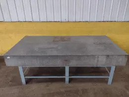 8' X 4' X 10" CHALLENGE PRECISION LAYOUT INSPECTION GRANITE TABLE: STOCK #23807