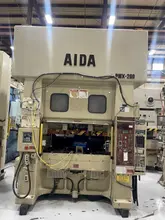200-TON AIDA PMX-L2-200(1) USED MECHANICAL METAL STAMPING PRESS FOR SALE, YEAR 1990