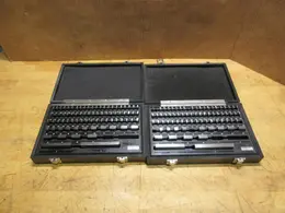 Fowler Gauge Block Set (2) .050" - 4" Almost Complete Set- Auction Item