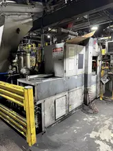 2019 Sinto model FDNX-I left hand automatic molding machine s/n 19605412010, with hydraulic system , controls, approx. mold count 725,834, feed belt conveyor with drive