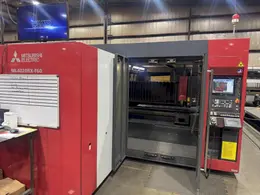 6,000 Watt Mitsubishi ML4020RX-F60 Fiber Laser, 2020 – 6’x12′ Table, Dust Collector, Chiller, Pallet Changer