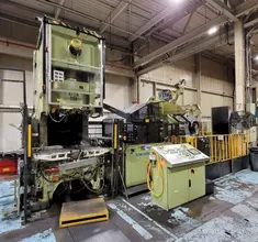 220 TON AIDA #NCI-200(2) PRESS LINE, COMPLETE WITH CWP SPACE-SAVER COIL FEED LINE: STOCK #22209