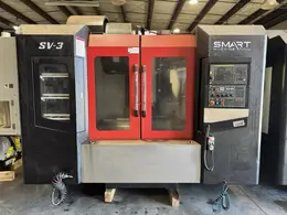 Smart Machine Tool SV-3 CNC Vertical Machining Center, 2022 – Fanuc 0i-MF Plus, CAT40 Big Plus, 12,000 RPM, 30 ATC, 41.3″ X Travel – VMC Mill