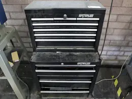 Waterloo Rolling Tool Chest with Top Box and assorted Contents- Auction Item