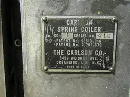 CARLSON #1 HAND SPRING COILER