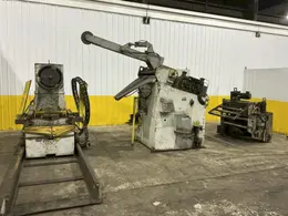 30,000 LBS X 36" PERFECTO COIL FEED LINE, COIL REEL UNCOILER &amp; STRAIGHTENER: YOBRO #24871