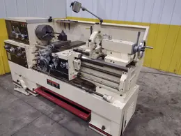 14" X 40" JET MODEL #GH-1440ZX GAP BED ENGINE LATHE, 3-1/8" HOLE: YOBRO #24464