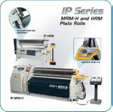 3.54" Diameter x 60" Bending Length SAHINLER - Carell Powered Initial Pinch Plate Bending Roll Model HRM 1550 x 90