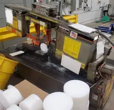 12.75" x 12.75" HEM H90A-1  Automatic Horizontal Band Saw Stock# 2783