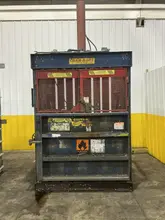 30" x 60" JV CRAM-A-LOT MODEL #60 CONT BD VERTICAL HYDRAULIC CARDBOARD BALER: YOBRO #24584