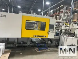 500 TON 63 OZ TOSHIBA MODEL ISGS500V50-27B WIDE PLATEN INJECTION MOLDING MACHINE MFG 2014