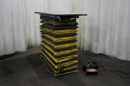 660 LBS BISHAMON SCISSOR LIFT TABLE HYDRAULIC: STOCK #74802