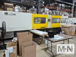 610 TON 126 OZ TOSHIBA MODEL ISGS610WV21-59B INJECTION MOLDING MACHINE MFG 2010