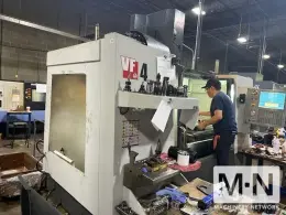 HAAS VF-4 CNC Vertical Machining Center w/Midaco Pallet Changer , 2012