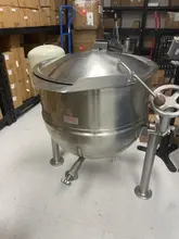 Premium 100‑Gl Steam‑Jacketed Tilting Kettle with Motorized Mixer