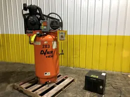 7.5 HP DEVAIR MODEL #TASV-5052-S 175 PSI VERTICAL AIR COMPRESSOR WITH AIR TAK 20 SCFM AIR DRYER: STOCK 16096