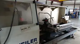 Weiler E70 x 3000, 2012 – CNC Lathe, Weiler Control, 8″ Spindle Bore, Chip Conveyor