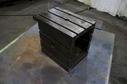 19" WIDE X 16" TALL X 13" T SLOTTED DRILL TABLE: STOCK #74755