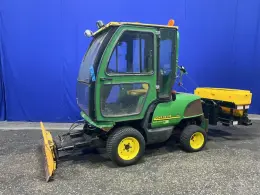 JOHN DEERE 54" BLADE 4WD TRACTOR W/SNOW PLOW &amp; SALT SPREADER  -  1435