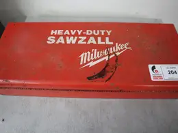 Milwaukee Corded Sawzall in Metal Case with Extra Blades- Auction Item