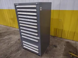 15 DRAWER STANLEY VIDMAR PARTS CABINET 30" X 27.5"X 60" : YOBRO 25552