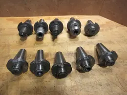 CAT50 Ridged Endmill &amp; ER32 Collet Toolholders (10)- Auction Item