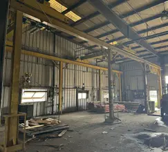 (2) 5 TON X 17' TOOL &amp; HOIST/R&amp;M OVERHEAD BRIDGE CRANES W/120' RUNWAY. STOCK # 0539126