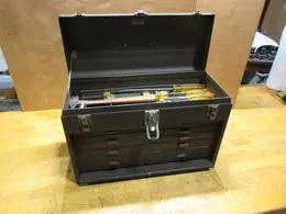 Kennedy 520 20" Toolbox W/ 7 Drawers - Various Hand Tools, Files, Taps- Auction Item