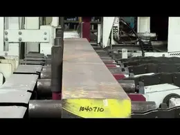 USED BEHRINGER 17.3" X 17.3" DUAL POST FULLY AUTOMATIC HI-PERFORMANCE PRODUCTION CUTTING BANDSAWING SYSTEM MODEL HBM 440A, Year: 2019