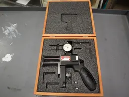 Starrett 1175 Dial Indicator Groove Gage, .375-6" Range, .0005" Graduation, In Wood Case- Auction Item