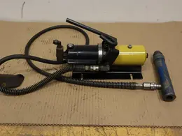 Enerpac PA Series Air Over Hydraulic Pump with HK Porter 1" Ram Cylinder- Auction Item