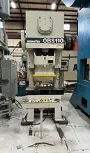 110 ton Komatsu Single Crank Gap Frame Press Model OBS-110-61, Year 2013