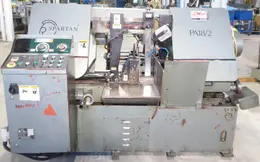 14" x 18" Spartan/Marvel Horizontal Band Saw PA18/2, 18" Rounds, Auto Feed, 1-1/2" Blade, 7.5 HP, Nice