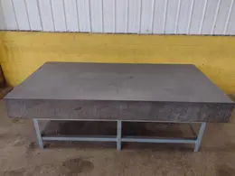 8' X 4' X 10" CHALLENGE PRECISION LAYOUT INSPECTION GRANITE TABLE: STOCK #23800