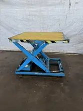 3,000 LB X 36" X 36" SOUTHWARK LIFT TABLE. STOCK # 0894824.