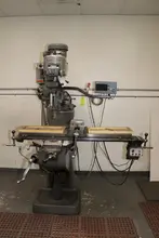 2 HP BRIDGEPORT SERIES I VERTICAL RAM TYPE KNEE MILL WITH DRO, POWER FEED: YOBRO #26188