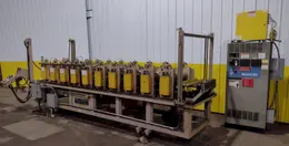 10 STAND X 2.5" X 21" KANE &amp; ROACH MODEL #2ST-CRFM ADJUSTABLE WIDTH "C &amp; Z PROFILE" ROLLFORMER: STOCK #11366