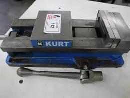 Kurt D688 6" Machine Vise with Steel Hard Jaws and Handle- Auction Item