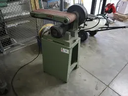Central Machinery Combination Belt | Disc Sander Grinder, 6" Belt, 9" Disc, Metal Base, Single Phase- Auction Item