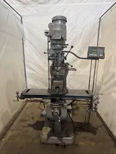 2 HP BRIDGEPORT SERIES 1 VERTICAL KNEE MILL. STOCK # 0222226