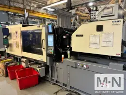 275 TON NISSEI MODEL DCE250III-12E 2-COLOR INJECTION MOLDING MACHINE MFG 2023